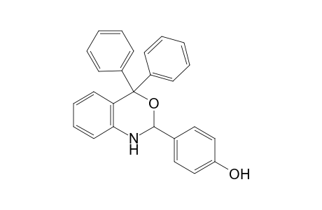 4-(4,4-diphenyl-2,4-dihydro-1H-3,1-benzoxazin-2-yl)phenol