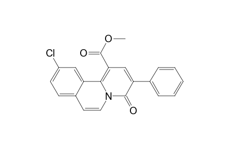 Methyl 10-Chloro-4-oxo-3-phenyl-4H-benzo[a]quinolizine-1-carboxylate