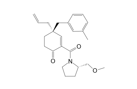 (R)-4-allyl-2-((S)-2-(methoxymethyl)pyrrolidine-1-carbonyl)-4-(3-methylbenzyl)cyclohex-2-enone