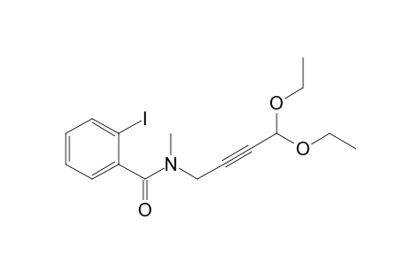 N-(4,4-Diethoxybut-2-ynyl)-2-iodo-N-methylbenzamide