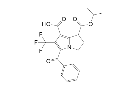 1-Isopropoxycarbonyl-5-benzoyl-6-trifluoromethyl-1,2-dihydro-3H-pyrrolo[1,2-a]pyrrole-7-carboxylic acid