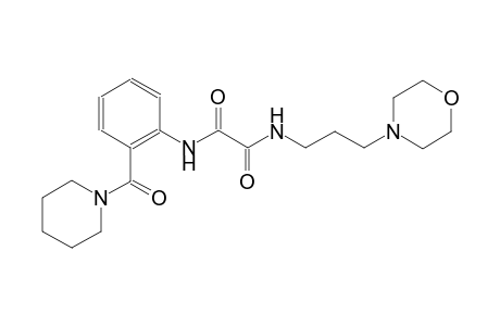 ethanediamide, N~1~-[3-(4-morpholinyl)propyl]-N~2~-[2-(1-piperidinylcarbonyl)phenyl]-