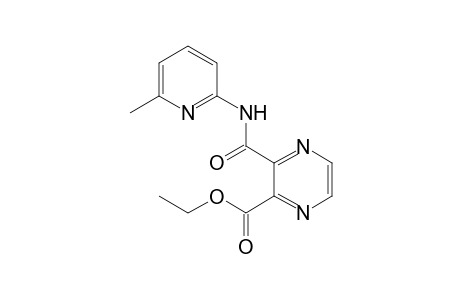 3-[(6-methyl-2-pyridyl)carbamoyl]pyrazinic acid ethyl ester