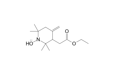 3-Ethoxycarbonylmethyl-2,2,6,6-tetramethyl-4-methylenepiperidin-1-yloxy radical