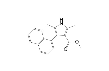 1H-pyrrole-3-carboxylic acid, 2,5-dimethyl-4-(1-naphthalenyl)-, methyl ester