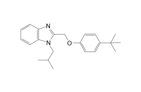 1H-1,3-Benzimidazole, 2-[[4-(1,1-dimethylethyl)phenoxy]methyl]-1-(2-methylpropyl)-