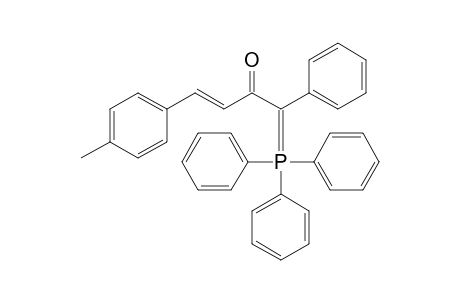 (E)-1-phenyl-4-(p-tolyl)-1-triphenylphosphoranylidene-but-3-en-2-one