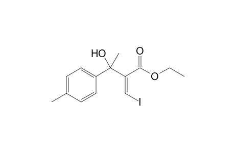 (2Z)-3-hydroxy-2-(iodomethylidene)-3-(4-methylphenyl)butanoic acid ethyl ester