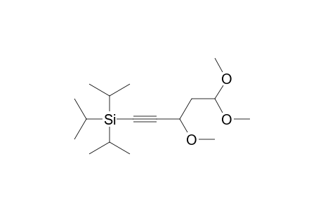 5-Triisopropylsilyl-3-methoxy-4-pentyn-1-al dimethyl acetal