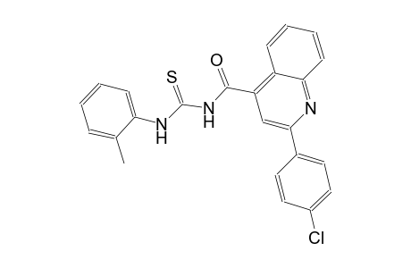 N-{[2-(4-chlorophenyl)-4-quinolinyl]carbonyl}-N'-(2-methylphenyl)thiourea