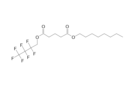 Glutaric acid, 2,2,3,3,4,4,4-heptafluorobutyl octyl ester