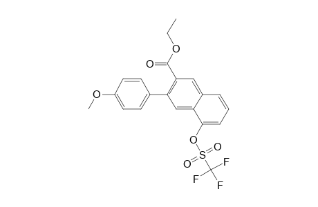 Ethyl 3-(4-Methoxyphenyl)-5-(trifluoromethylsulfonyloxy)-2-naphthoate