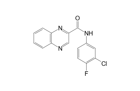 2-Quinoxalinecarboxamide, N-(3-chloro-4-fluorophenyl)-