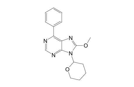 8-Methoxy-6-phenyl-9-(tetrahydropyran-2-yl)purine