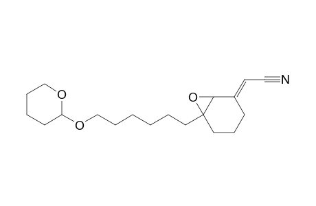 (2E)-2-[6-(6-tetrahydropyran-2-yloxyhexyl)-7-oxabicyclo[4.1.0]heptan-2-ylidene]acetonitrile