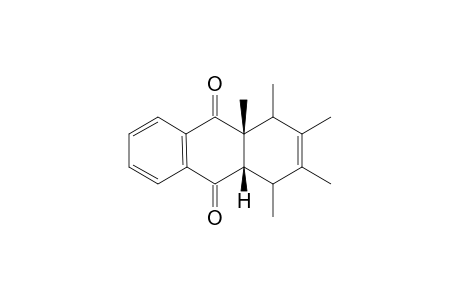 7-cis-1,2,3,4,9a-pentamethyl-1,4,4a,9,9a,10-hexahydroanthracene-9,10-dione