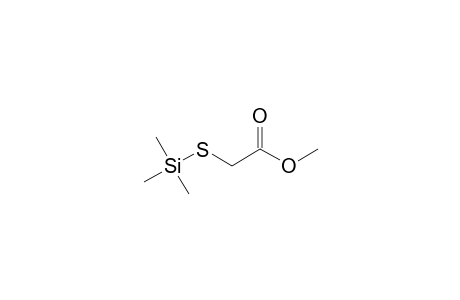 Thioglycolic acid methyl ester, mono-TMS