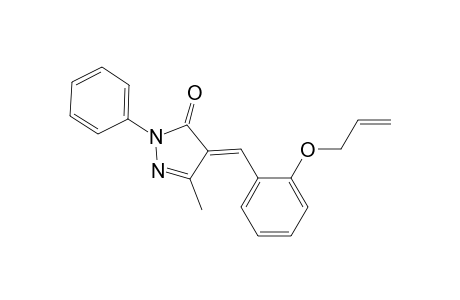 (4E)-4-(2-allyloxybenzylidene)-5-methyl-2-phenyl-2-pyrazolin-3-one