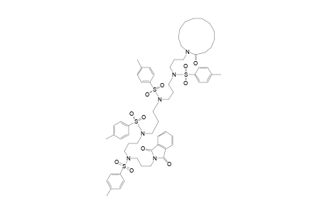 Benzenesulfonamide, N-[3-[[3-(1,3-dihydro-1,3-dioxo-2H-isoindol-2-yl)propyl][(4-methylphenyl)sulfonyl]amino]propyl]-4-methyl-N-[3-[[(4-methylphenyl)sulfonyl][3-[[(4-methylphenyl)sulfonyl][3-(2-oxoazacyclotridec-1-yl)propyl]amino]propyl]amino]propyl]-