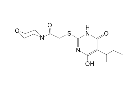 5-sec-butyl-6-hydroxy-2-{[2-(4-morpholinyl)-2-oxoethyl]sulfanyl}-4(3H)-pyrimidinone