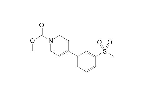 4-(3-Methanesulfonyl-phenyl)-3,6-dihydro-2H-pyridine-1-carboxylic acid methyl ester