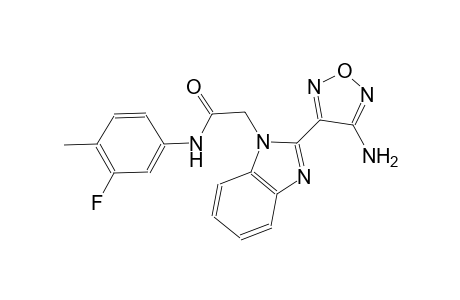 1H-benzimidazole-1-acetamide, 2-(4-amino-1,2,5-oxadiazol-3-yl)-N-(3-fluoro-4-methylphenyl)-
