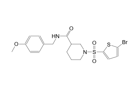1-[(5-bromo-2-thienyl)sulfonyl]-N-(4-methoxybenzyl)-3-piperidinecarboxamide