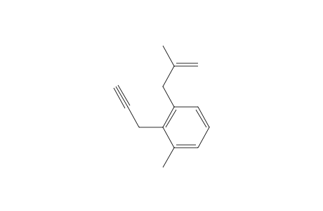 Benzene, 1-methyl-3-(2-methyl-2-propenyl)-2-(2-propynyl)-