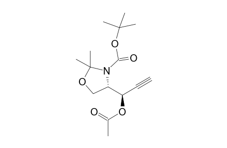 (S,R)-2,2-Dimethyl-4-(1-acetoxy-prop-2-inyl)-oxazolidine-3-carbamic acid tert-butyl ester