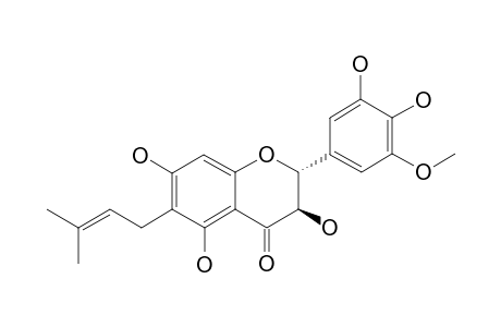 6-(3-METHYL-2-BUTENYL)-4',5,5',7-TETRAHYDROXY-FLAVANONE