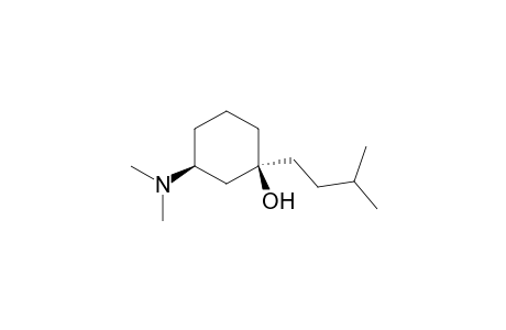 (cis)-1-isopentyl-1-hydroxy-3-(dimethylamino)cyclohexane