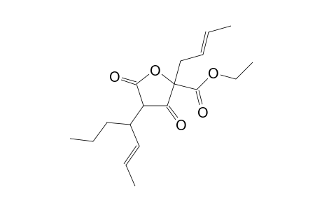 .gamma.-(2-Butenyl)-.gamma.-[.delta.-(ethoxycarbonyl).beta.-oxo-.alpha.-(1-p[ropenyl)butyl]-gamma.-butyrolactone