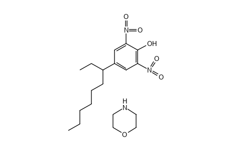 2,6-DINITRO-4-(1-ETHYLHEPTYL)PHENOL, COMPOUND WITH MORPHOLINE (1:1)