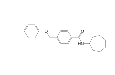 4-[(4-tert-butylphenoxy)methyl]-N-cycloheptylbenzamide