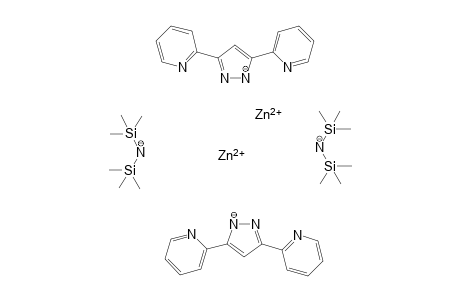zinc(II) bis(3,5-di(pyridin-2-yl)pyrazol-1-ide) bis(bis(trimethylsilyl)amide)