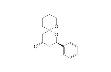 (2R,6S)-2-Phenyl-1,7-dioxaspiro[5.5]undecan-4-one