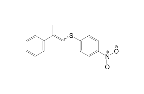 (4-Nitrophenyl)(2-phenylprop-1-en-1-yl)sulfane