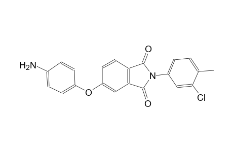 1H-isoindole-1,3(2H)-dione, 5-(4-aminophenoxy)-2-(3-chloro-4-methylphenyl)-