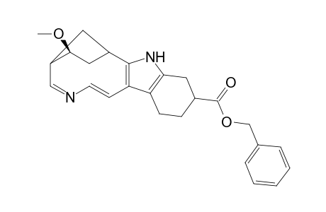 6,9-Methano-9H-azecino[5,4-b]indole-3(2H)-carboxylic acid, 1,4,5,6,7,8-hexahydro-8-methoxy-, phenylmethyl ester, (6R*,8R*)-(.+-.)-