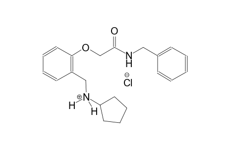 N-{2-[2-(benzylamino)-2-oxoethoxy]benzyl}cyclopentanaminium chloride