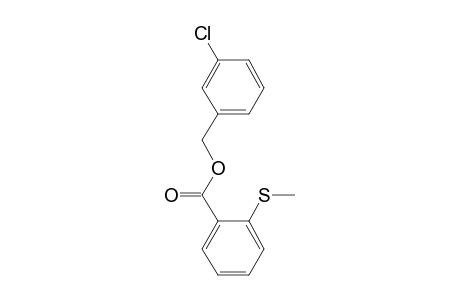 2-(Methylthio)benzoic acid, 3-chlorobenzyl ester