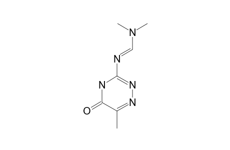 3-[(N,N-DIMETHYLAMINO)-METHYLIDENE]-AMINO-6-METHYL-1,2,4-TRIAZIN-5-(2H)-ONE