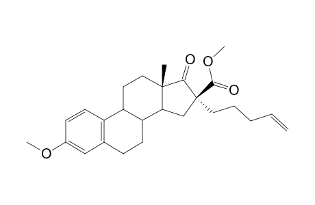 (13S,16S)-methyl 3-methoxy-13-methyl-17-oxo-16-(pent-4-enyl)-7,8,9,11,12,13,14,15,16,17-decahydro-6H-cyclopenta[a]phenanthrene-16-carboxylate