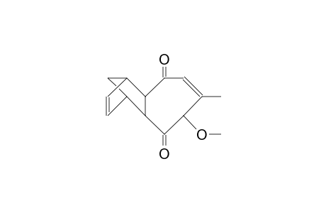 4-Methoxy-5-methyl-tricyclo(7.2.1.0/2,8/)dodeca-5,10-diene-3,7-dione