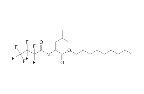 L-Leucine, N-heptafluorobutyryl-, nonyl ester