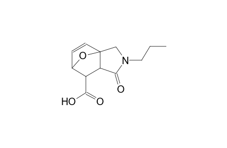 4-Oxo-3-propyl-10-oxa-3-aza-tricyclo[5.2.1.0*1,5*]dec-8-ene-6-carboxylic acid