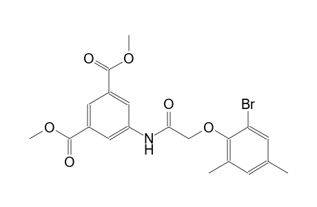 dimethyl 5-{[(2-bromo-4,6-dimethylphenoxy)acetyl]amino}isophthalate