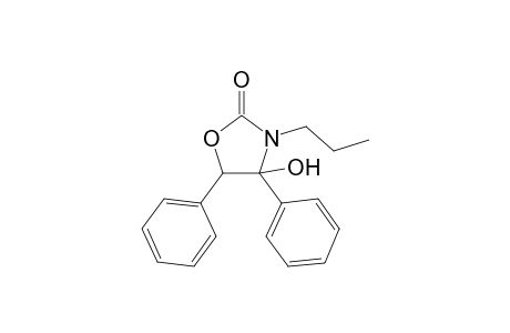4-Hydroxy-4,5-diphenyl-3-propyl-1,3-oxazolidin-2-one