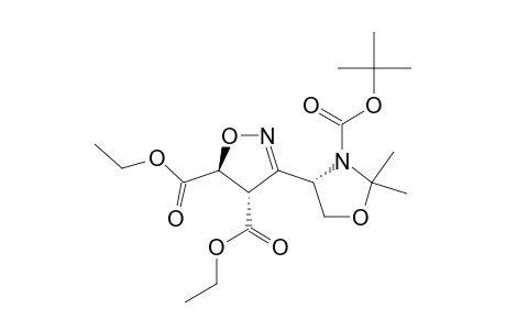 DIETHYL-3-(3'-tert-BUTOXYCARBONYL-2,2'-DIMETHYLOXAZOLIDINE-4'-YL)-4,5-DIHYDROISOOXAZOLE-4,5-DICARBOXYLATE