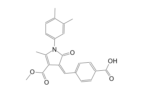 4-{(Z)-[1-(3,4-dimethylphenyl)-4-(methoxycarbonyl)-5-methyl-2-oxo-1,2-dihydro-3H-pyrrol-3-ylidene]methyl}benzoic acid